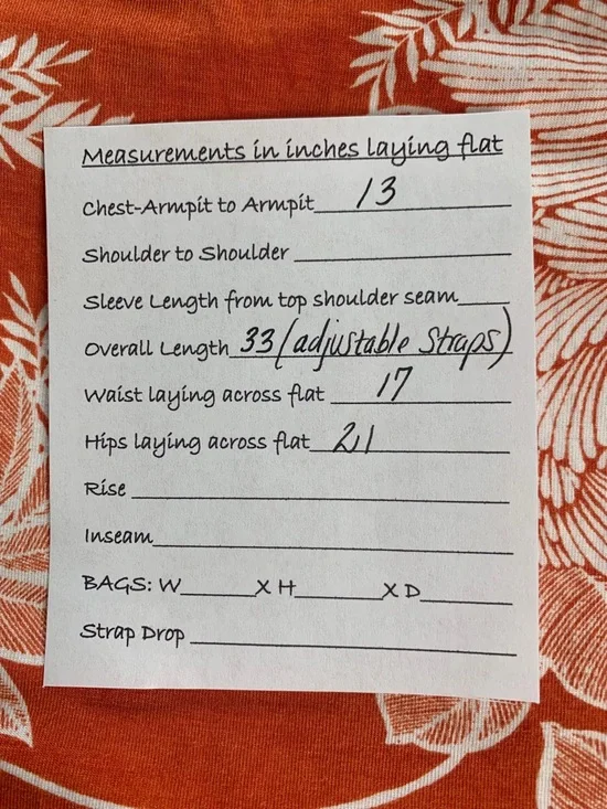 Soma orange and white floral print bandeau style dress size XS - Picture 9 of 9